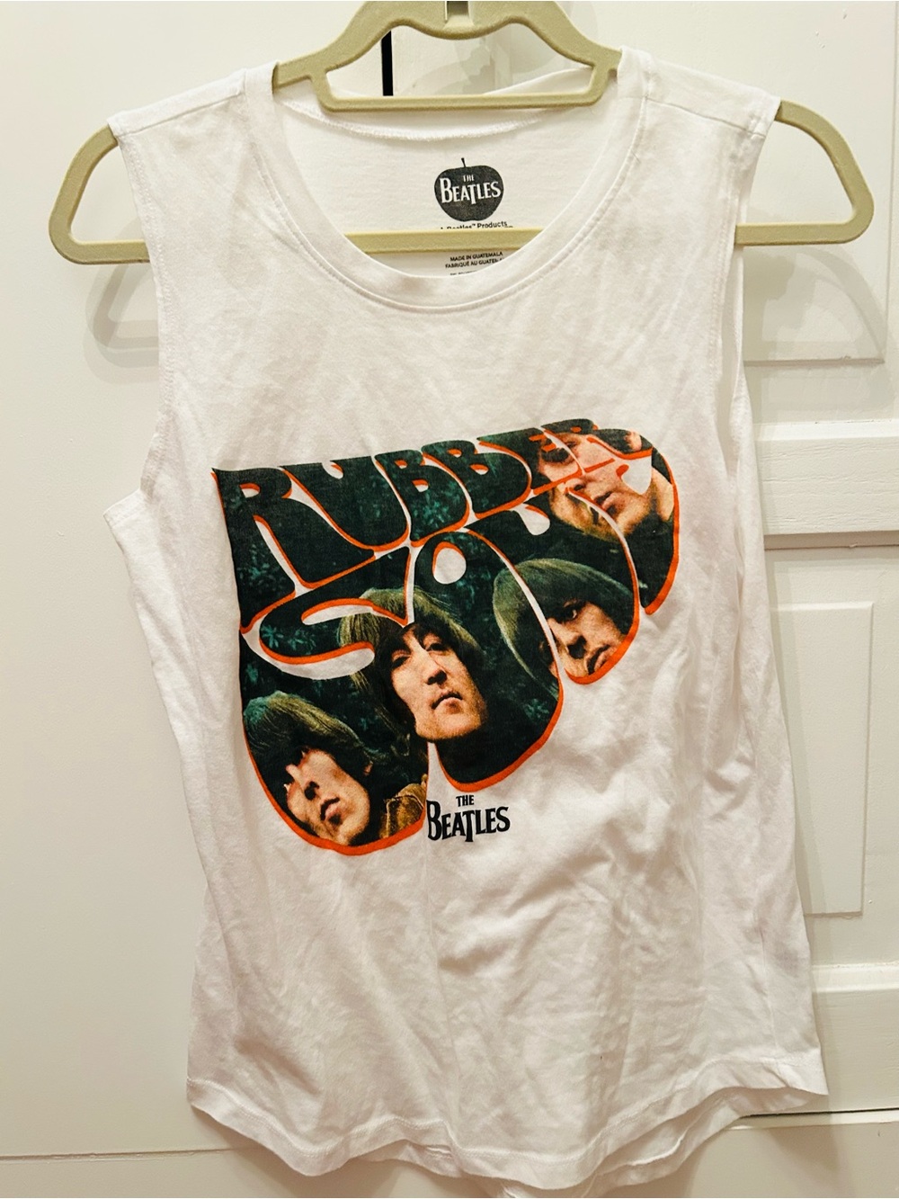 The Beatles White Graphic T-Shirt with Black Logo